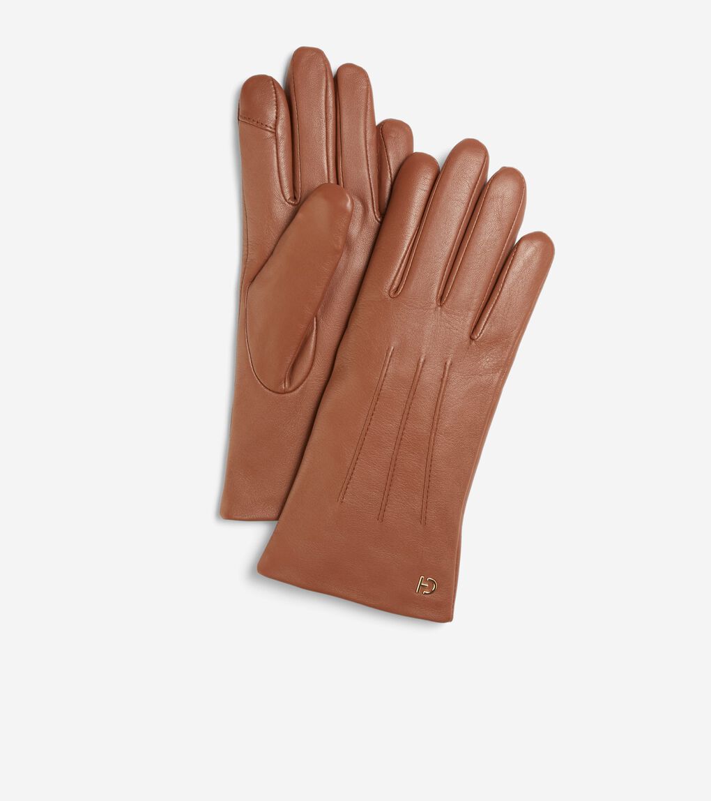 3 Pt Leather Tech Tip Glove